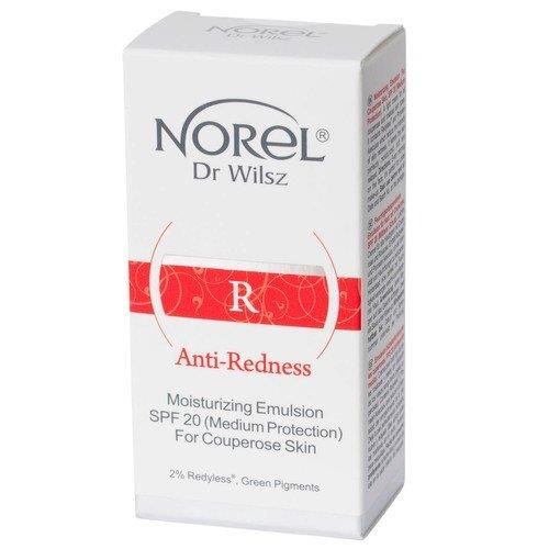 Norel Anti-Redness Emulsja Nawilżająca dla Cery Naczynkowej z SPF 20 15ml