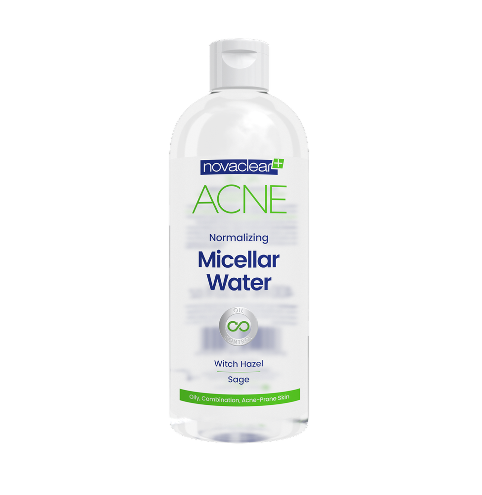 NovaClear Acne Normalizujący Płyn Micelarny do Cery Tłustej i Mieszanej 400ml