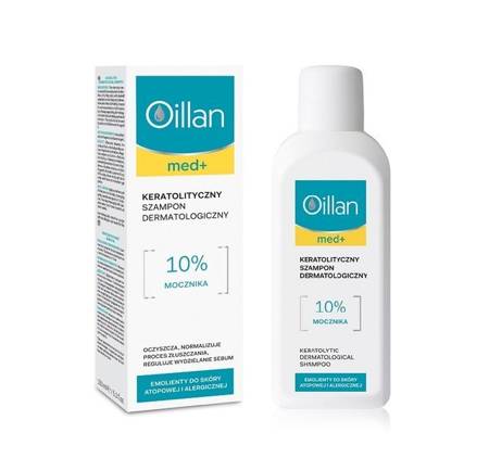 Oillan Med+ Keratolityczny Szampon Dermatologiczny 150ml