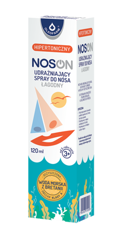 Oleofarm NosON Hipertoniczny Spray do Nosa Łagodny 120 ml
