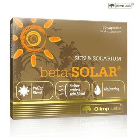 Olimp Beta-Solar Sun and Solarium dla Opalonej Skóry 30 Kapsułek