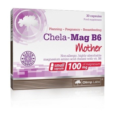 Olimp Chela Mag B6 Mama 30szt  Magnez Witamina B6 Dla Kobiet w Ciąży i Karmiących