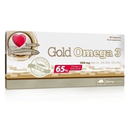 Olimp Gold Omega 3 olej z ryb 1000 mg 60 Kapsułek miękkich