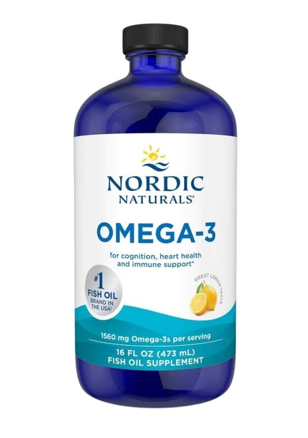 Omega-3, 1560mg Lemon - 473 ml.