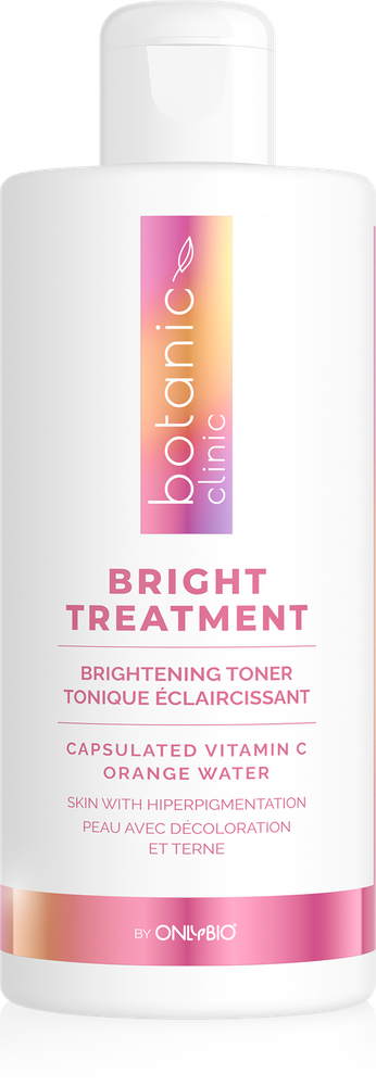 OnlyBio Botanic Clinic Bright Treatment Rozświetlający Tonik dla Cery z Przebarwieniami 300ml