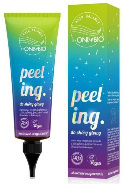 OnlyBio Hair In Balance Wegański Peeling do Skóry Głowy Skutecznie Oczyszczający 125ml