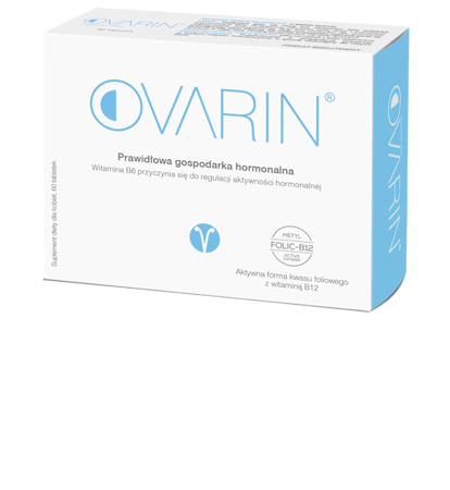 Ovarin suplement diety dla kobiet Prawidłowa Gospodarka Hormonalna 60 tabletek