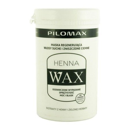 PILOMAX Wax Henna - MASKA regenerująca Włosy suche, zniszczone, ciemne 480 g