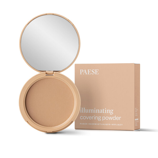 Paese Illuminating Covering Powder Puder Rozświetlająco-Kryjący dla Skóry Suchej i Normalnej Nr 2C Naturalny 9g