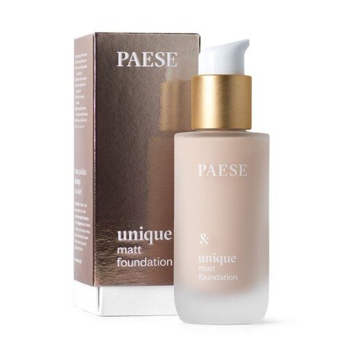 Paese Unique Matt Foundation Pielęgnujący Podkład Matujący Nr 601 Porcelain 30ml