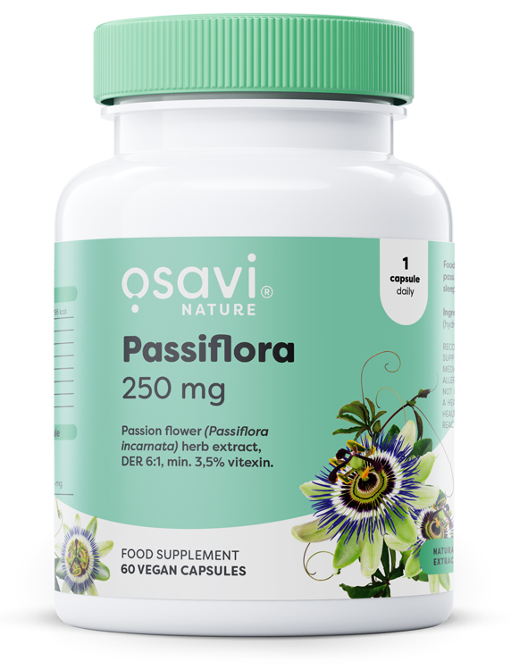 Passiflora, 250mg - 60 vegan caps