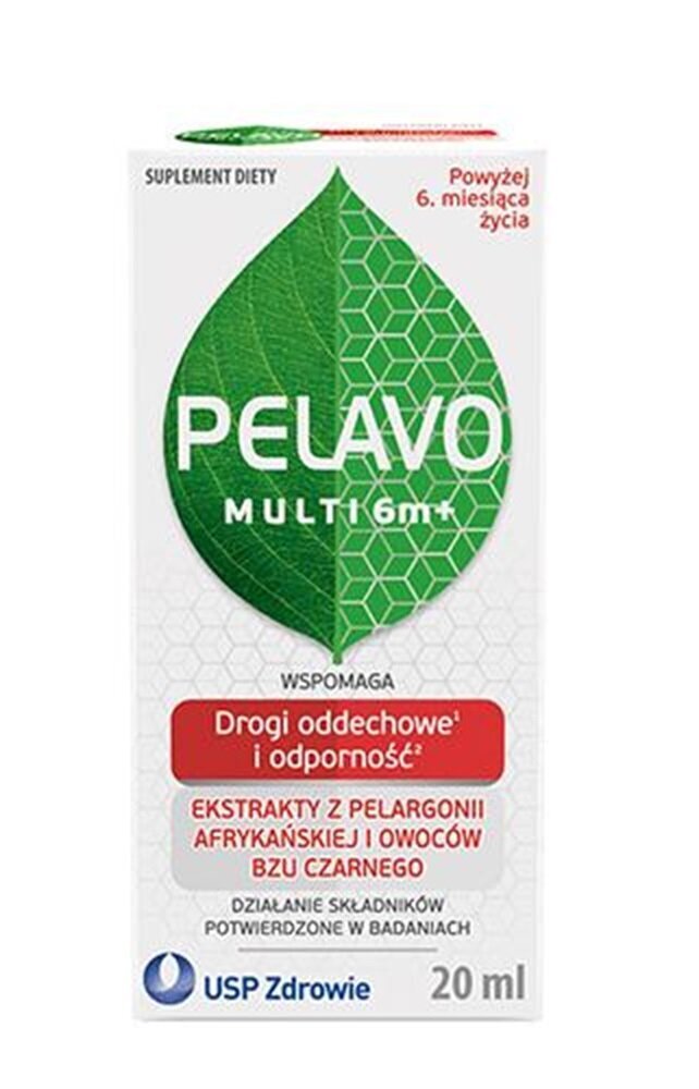 Pelavo Multi 6m+ Krople Wspierające Odporność u Dziecka 20ml