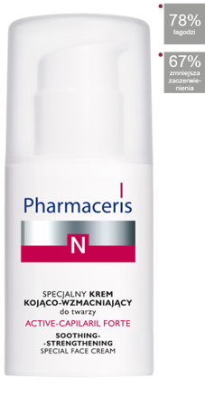 Pharmaceris N Active Capilaril Forte Krem Kojąco Wzmacniający do Cery Naczynkowej 30ml