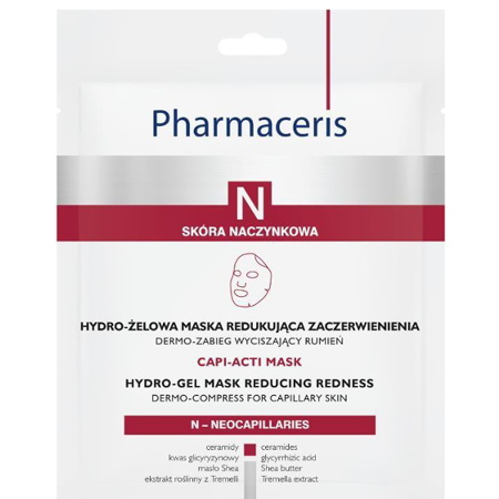 Pharmaceris N Dermo Zabieg Hydro Żelowa Maska Redukująca Zaczerwienienia 1 Szt