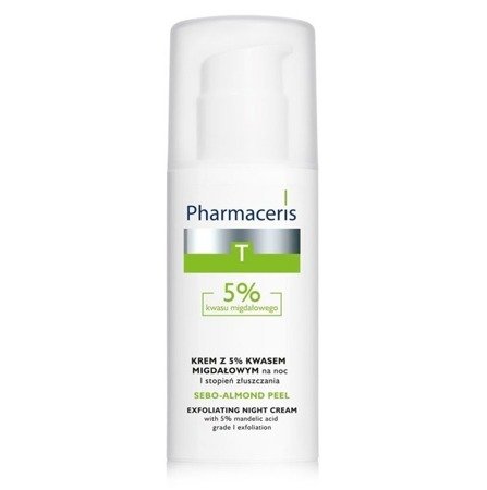 Pharmaceris T Sebo Almond Krem z 5% Kwasem Migdałowym na Noc 50ml