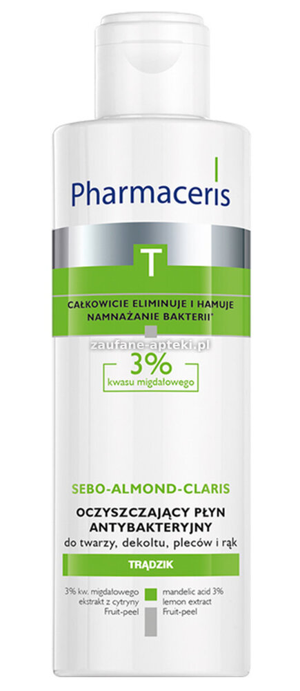 Pharmaceris T Sebo-Almond Płyn Oczyszczający Skórę Trądzikową i Mieszaną 80ml