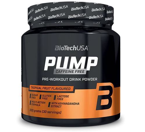 Pump Caffeine Free, Tropical Fruit - 330g