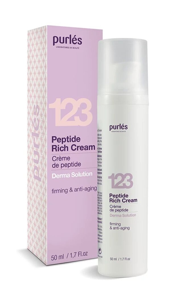 Purles 123 Derma Solution Peptide Rich Cream Odżywczy Krem Peptydowy dla Skóry Suchej i Dojrzałej 50ml