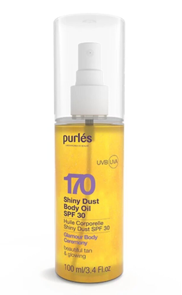 Purles 170 Shiny Dust Body Rozświetlający Olejek do Ciała SPF 30 100ml