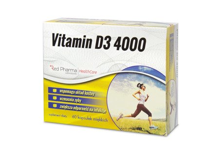 Red Pharma Witamina D3 4000 j.m. 60 kaps.