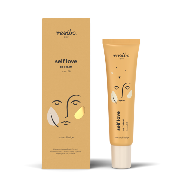 Resibo Glow Self Love Krem BB SPF6 Natural Beige dla Każdego Rodzaju Skóry 25ml