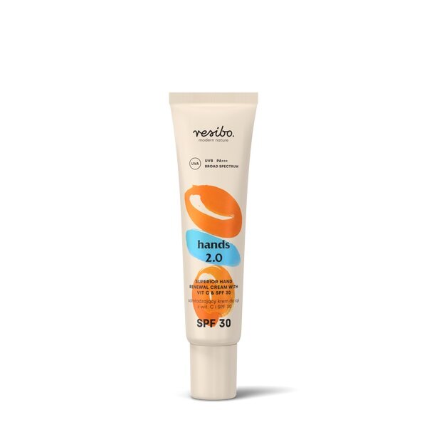 Resibo Hands 2.0 Odmładzający Krem do Rąk z Witaminą C SPF30 30ml