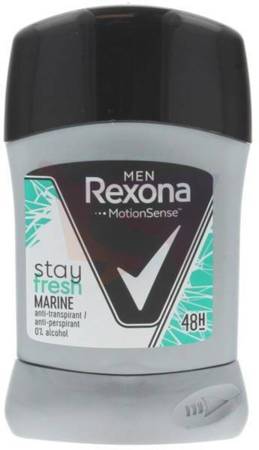Rexona Motion Sense Stay Fresh Men Marine Dezodorant w Sztyfcie dla Mężczyzn 50ml