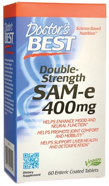 SAM-e, 400mg Double-Strength - 60 tablets