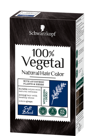 Schwarzkopf Hair Color 100% Vegetal Soft Black Proszek do Koloryzacji Włosów