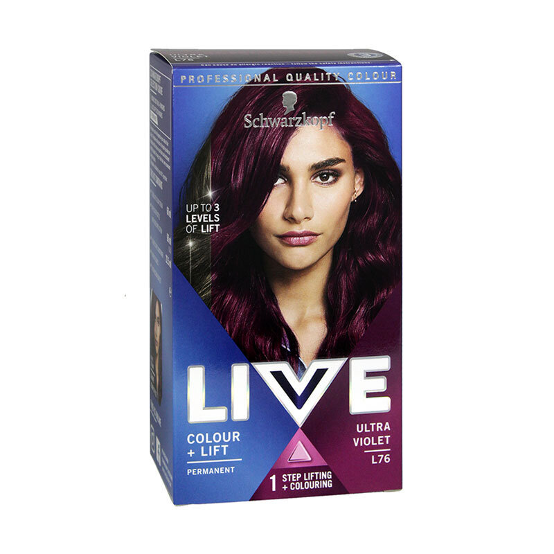 Schwarzkopf Live Intense Colour L76 Ultra Violet 1 Sztuka