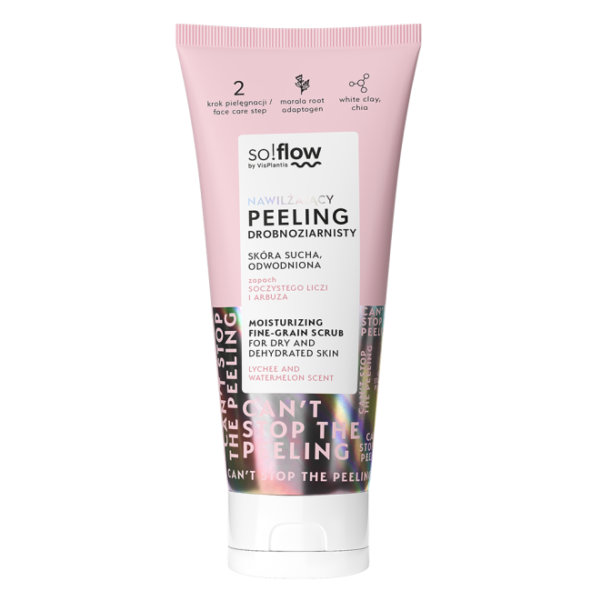 So!Flow Nawilżający Peeling Drobnoziarnisty dla Skóry Suchej i Odwodnionej 75ml