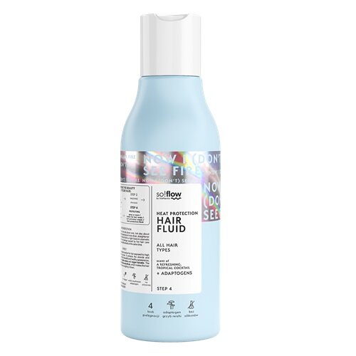 So!Flow Pielęgnujący Fluid Termoochronny dla każdego Rodzaju Włosów 150ml