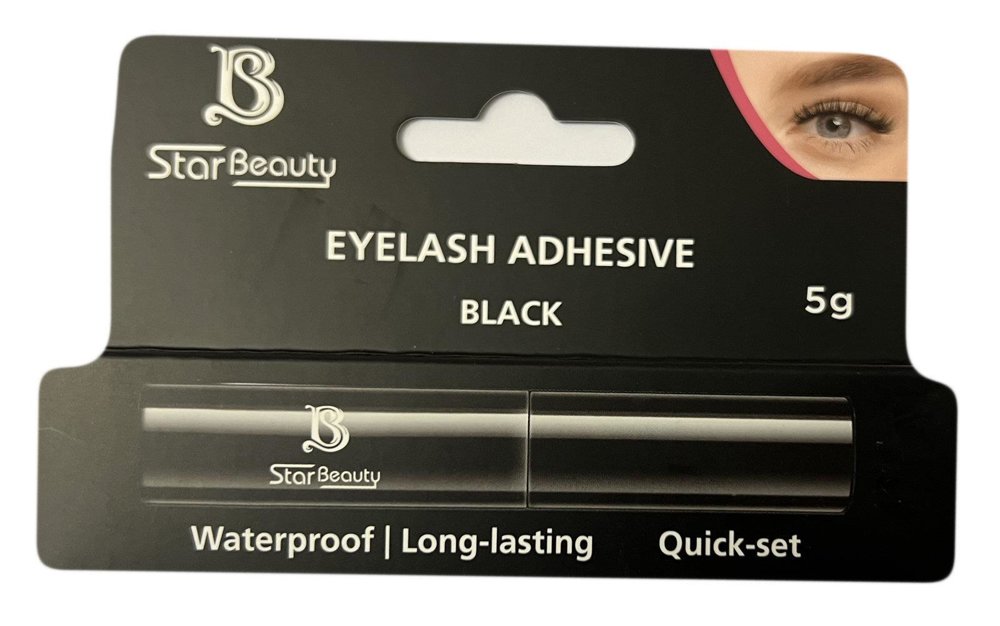 Star Beauty Professional Eyelash Adhesive Czarny Klej do Rzęs Długotrwały Efekt 5g
