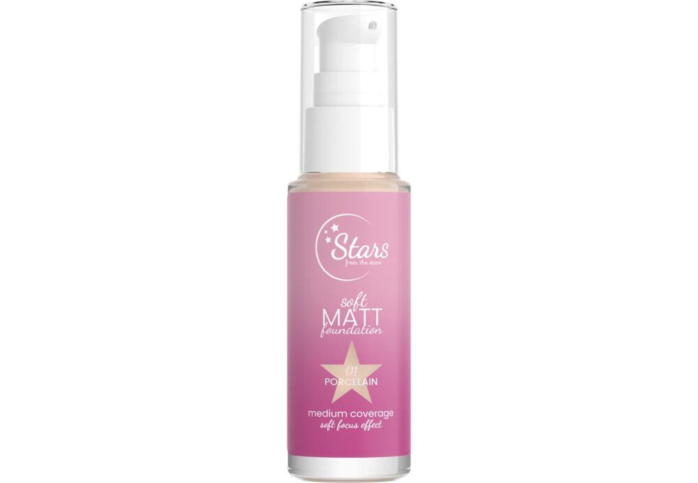 Stars From the Stars Podkład Matujący Soft Matt Foundation Nr 01 Porcelaine 30ml