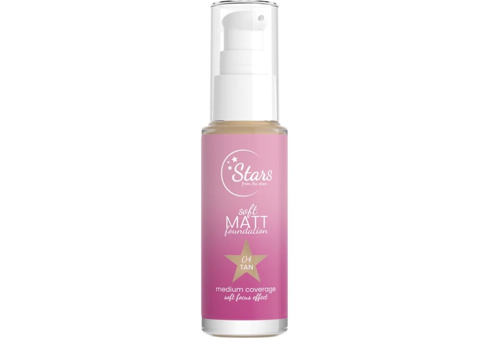 Stars From the Stars Podkład Matujący Soft Matt Foundation Nr 04 Tan 30ml