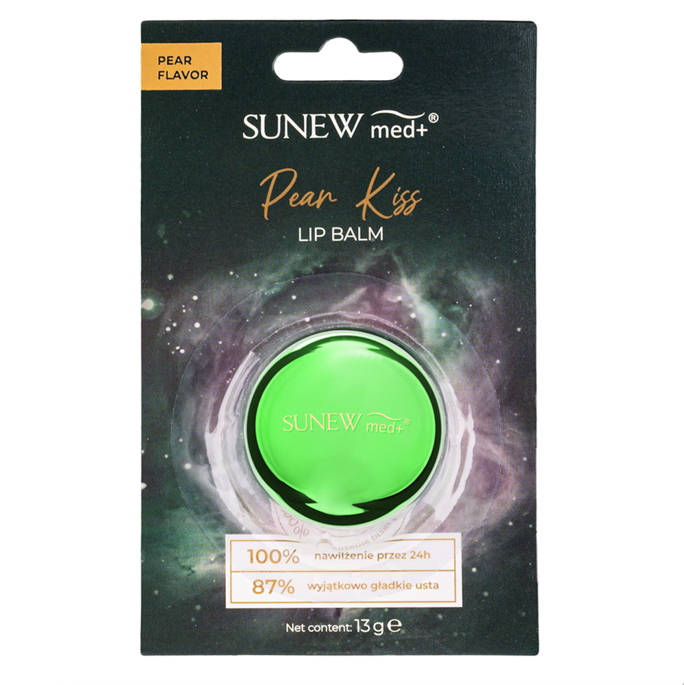 SunewMed+ Lip Balm Transparentny Balsam do Ust w Kulce o Zapachu Gruszkowym 13g