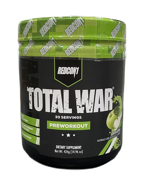 Total War - Preworkout, Green Apple - 424g