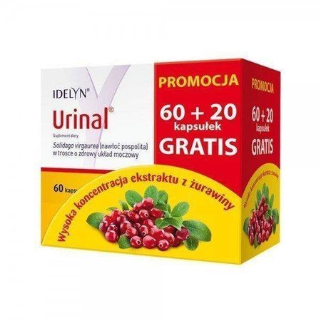 URINAL Promopack, 60+20 kapsułki