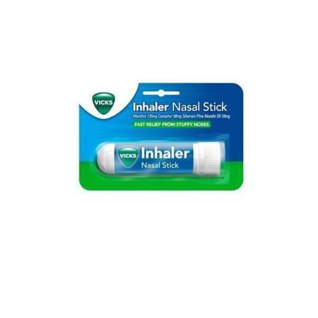 Vicks Inhaler Zapewniający Szybką Ulgę Zatkanego Nosa w Sztyfcie 0,5 ml